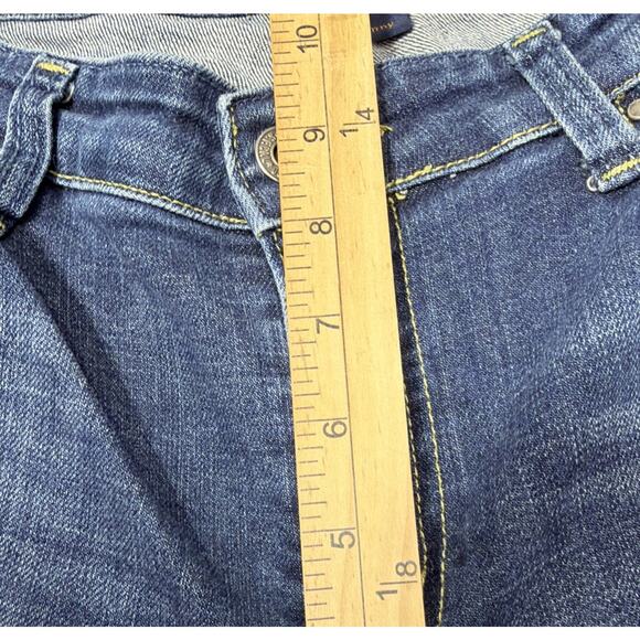 Levis The Original Mid Rise Skinny Jeans Womens 10M Blue Dark Wash Stretch Denim - Picture 9 of 9